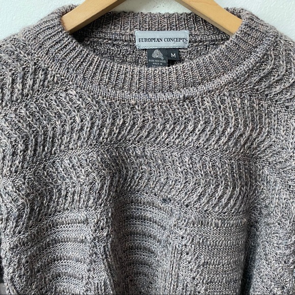 Vintage Pure New Wool Chunky Knit Sweater - Picture 5 of 14